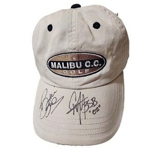 BSB Backstreet Boys‎ 2002 autographed Vintage Malibu Country Club Golf Hat Cap